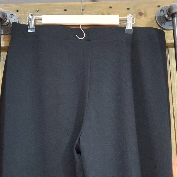 Chico's Black Wide Leg Dressy Pants For Night Out - Picture 6 of 8